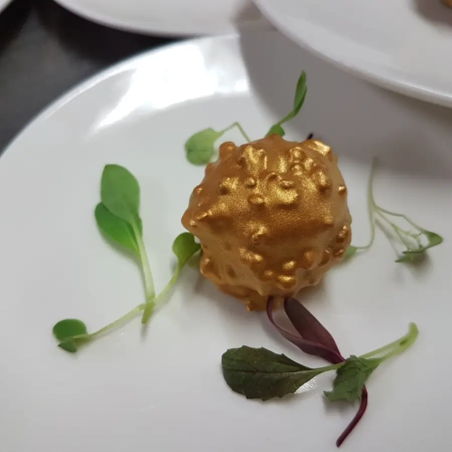 creation thumb for Ferrero roche...Foie, white chocolate and hazelnut...