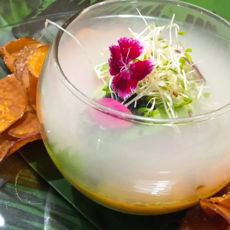 creation thumb for Palmito and Passion Fruit Ceviche
