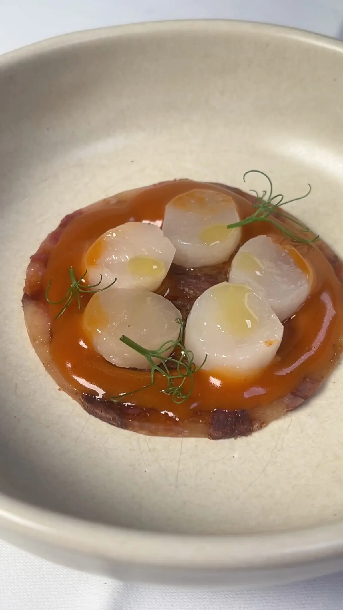 creation thumb for Scallop, Cap I Pota and Scallop Broth