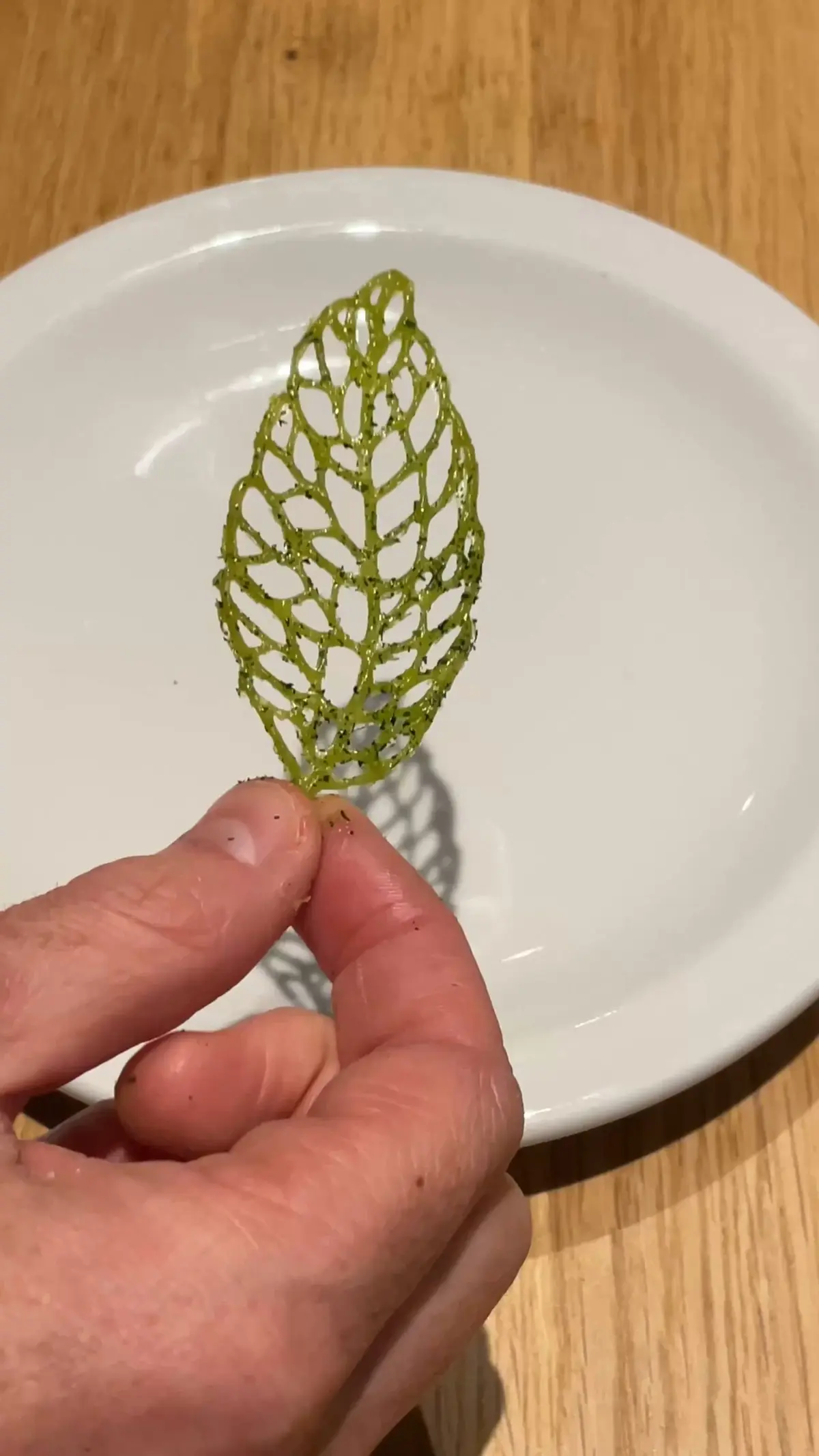 creation thumb for Tuille di prezzemolo verde