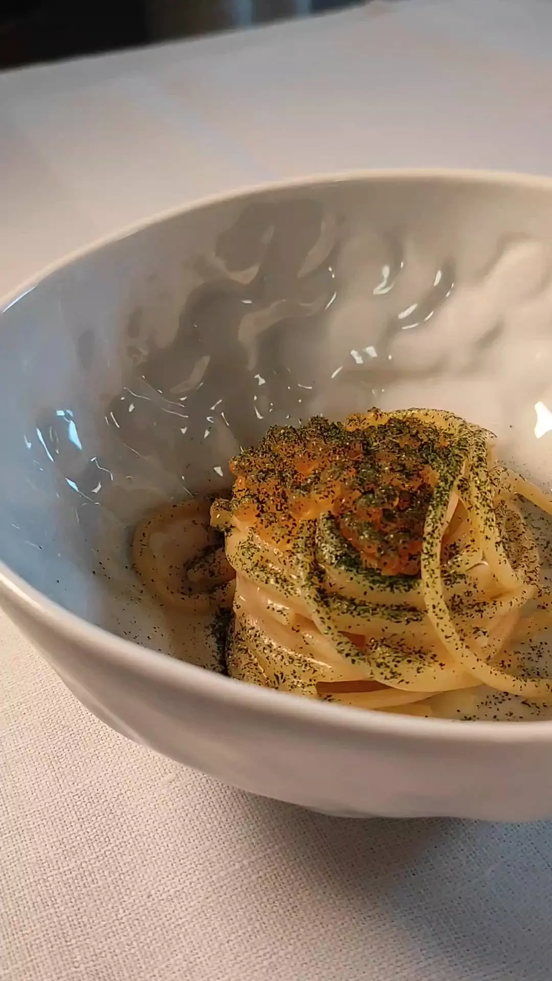 creation thumb for Trout caviar Pasta