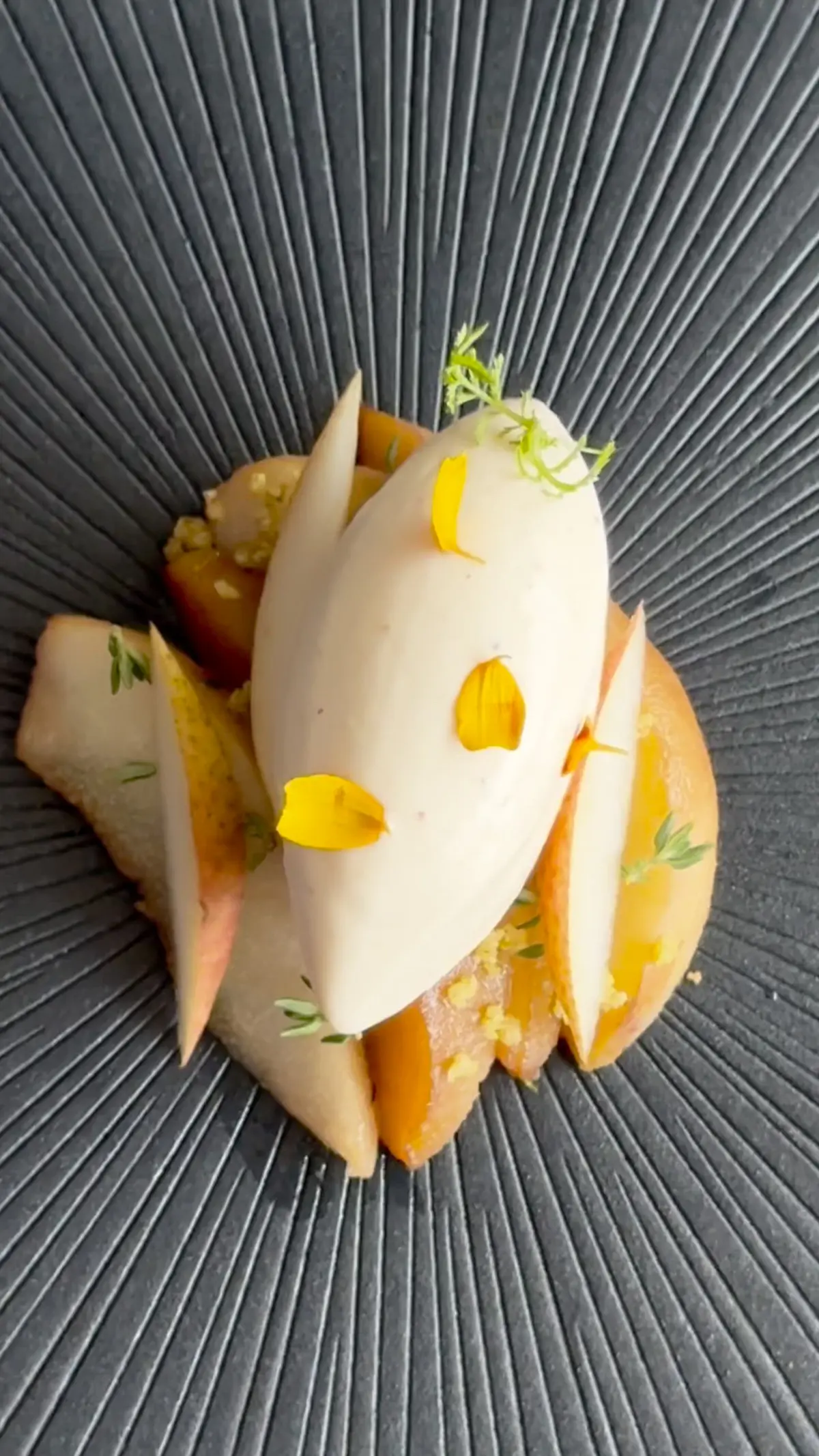 creation thumb for Miso, Pear, Brown Butter and Thyme