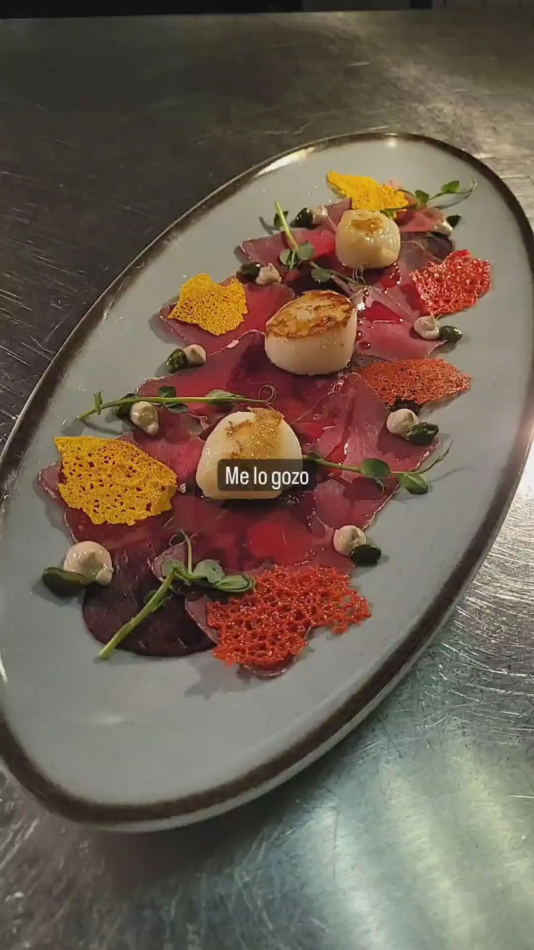 creation thumb for Onglet de bœuf de Tirol avec des noix de Saint-Jacques