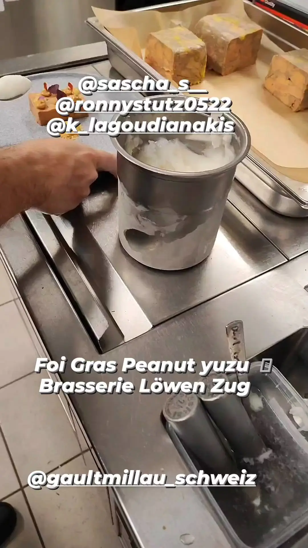 creation thumb for Foi Gras Terrine peanut cream Yuzusorbet