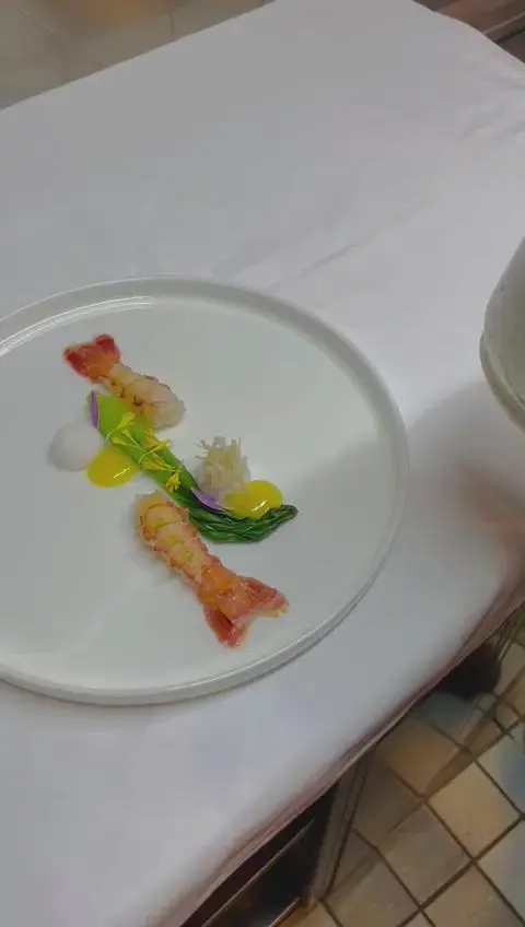 creation thumb for Langustino/Kockos/Pak Choi/Tandoori
