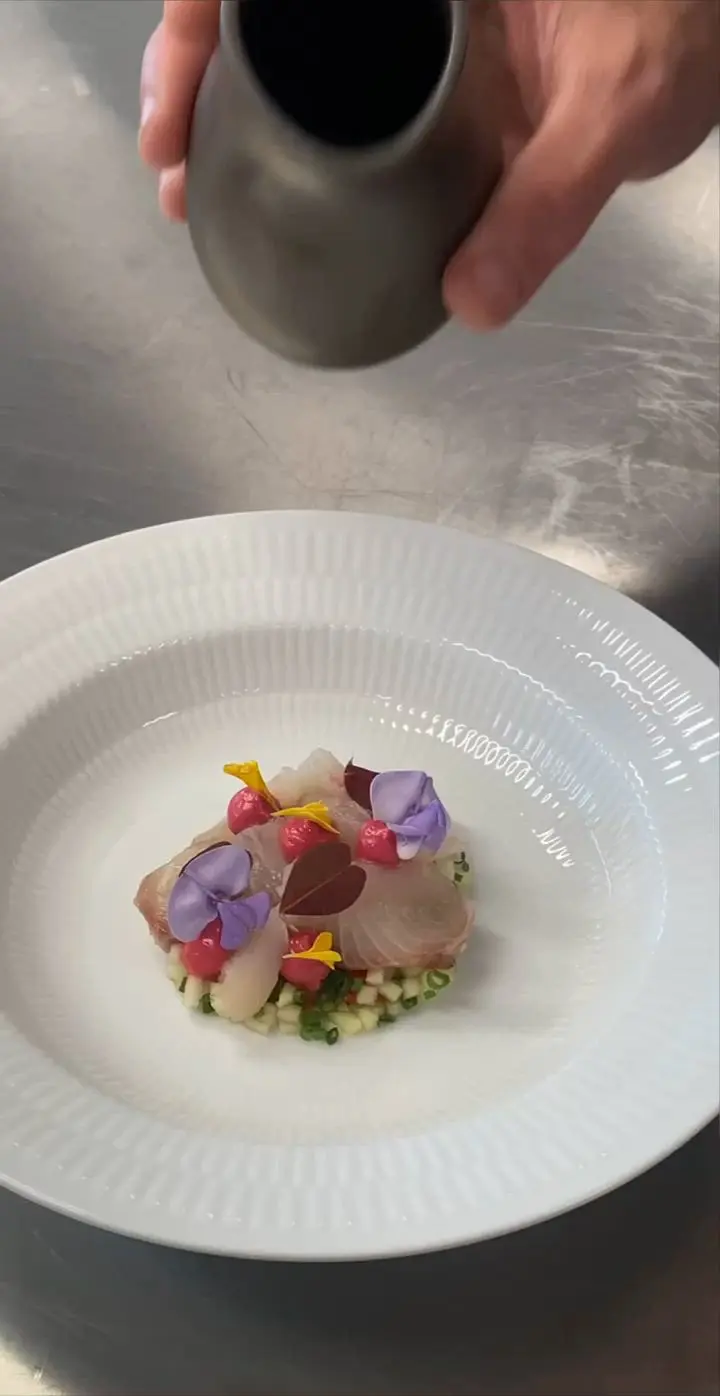 creation thumb for Hamachi-Beetroot-Green apple-Celery