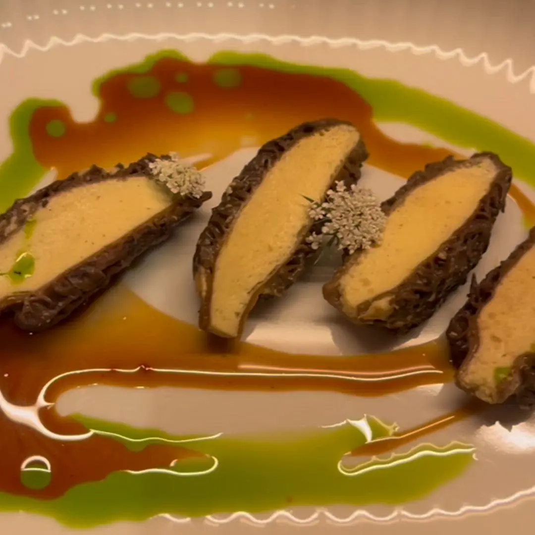 creation thumb for Morels stuffed with truffle royal 