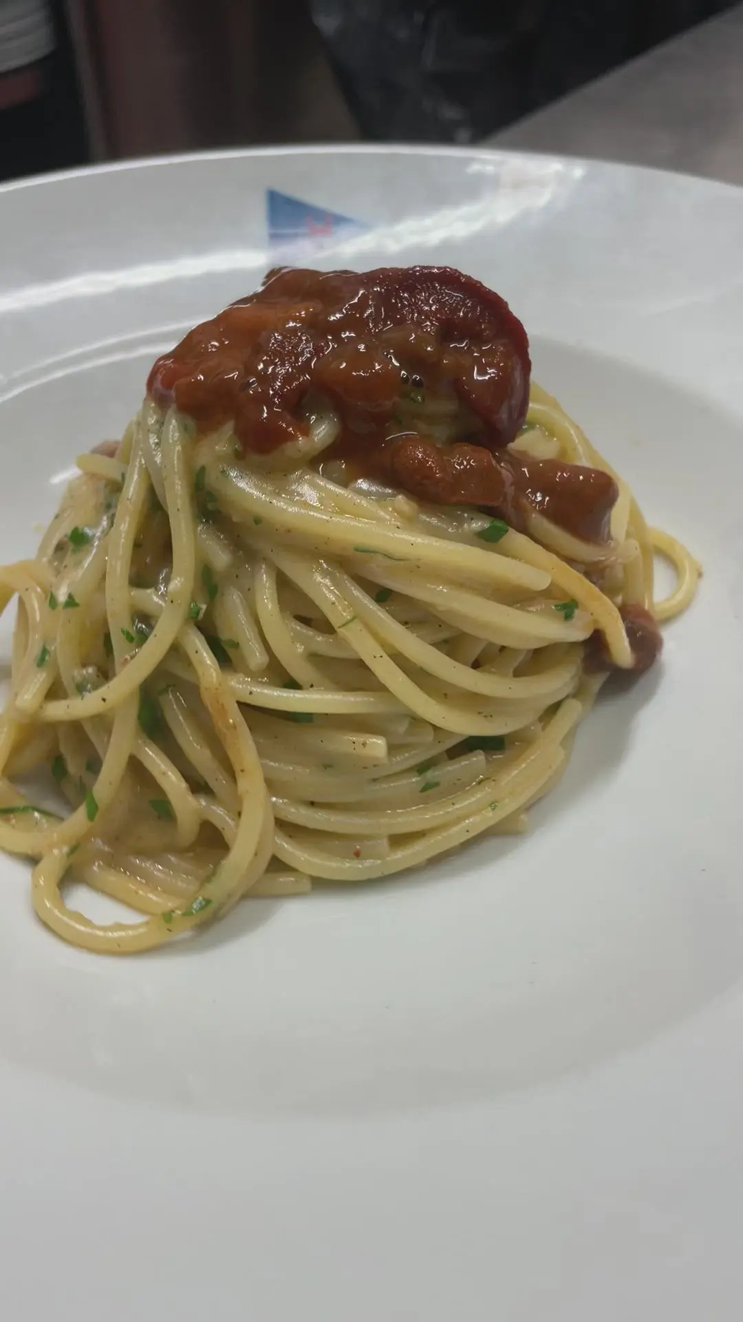creation thumb for Spaghetti with sea urchin