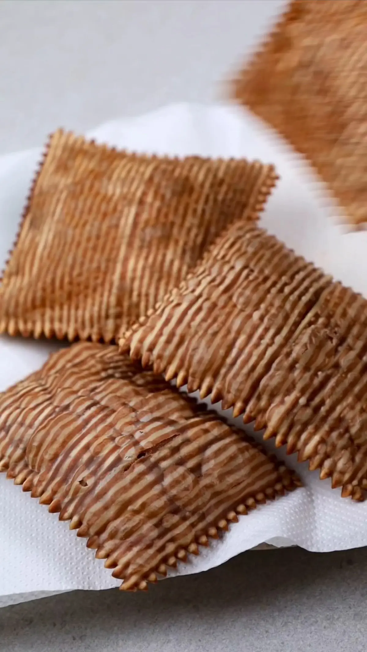 creation thumb for Fried cocoa pastry parcels filled with chestnut namelaka