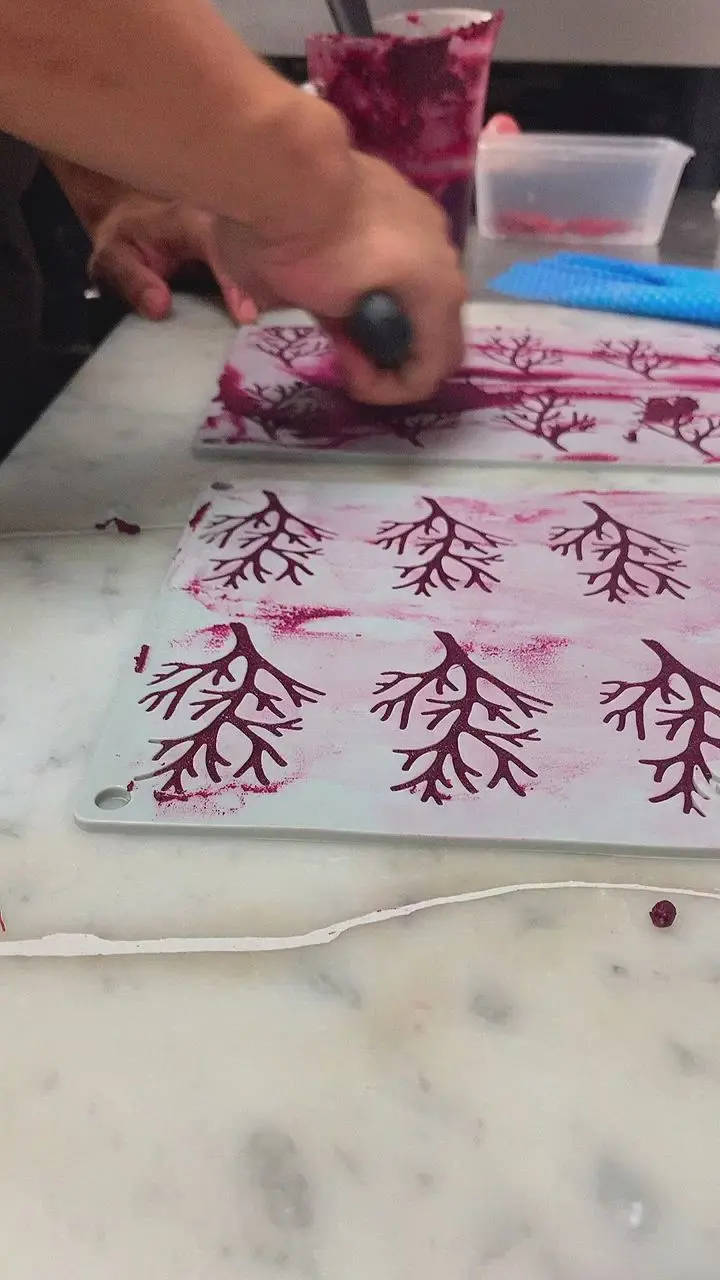 creation thumb for Maseca flour/chicha morada/beetroot Tuile