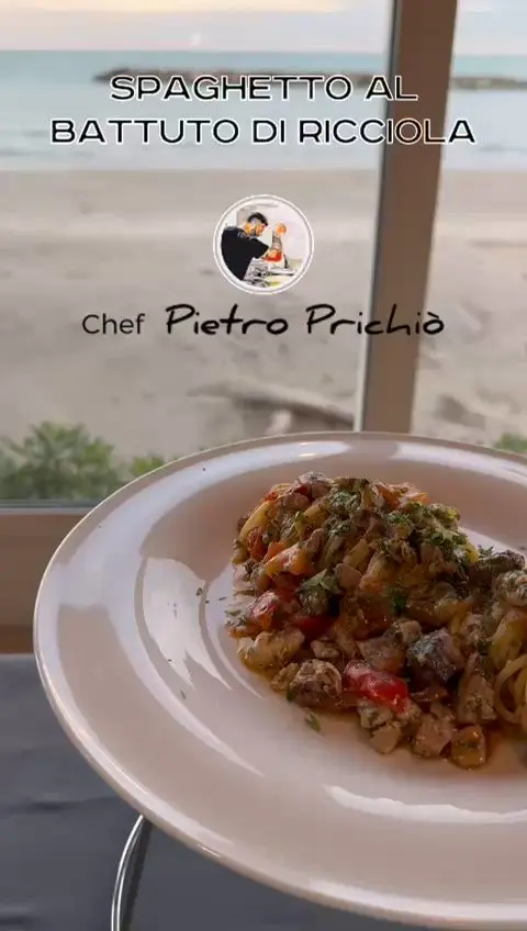 creation thumb for Spaghetti with amberjack sauce