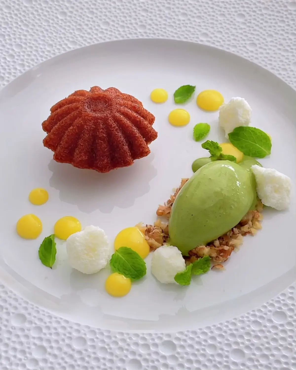 creation thumb for Matcha, Lemon & White Chocolate Dessert