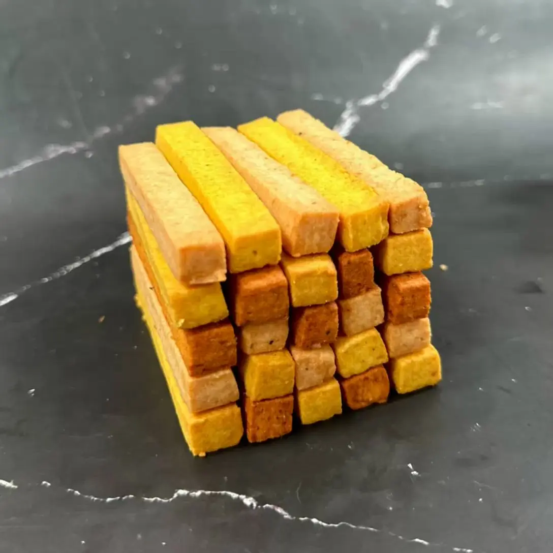 creation thumb for Salted biscuits (three flavours)
