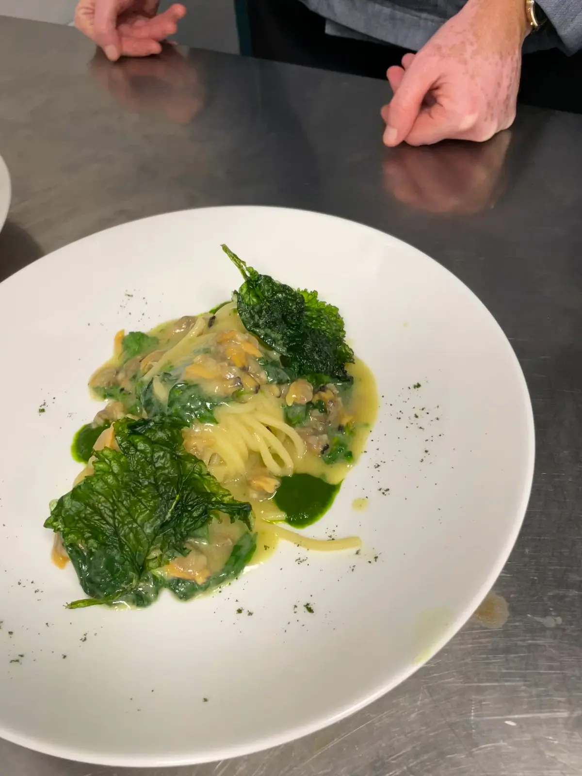 creation thumb for Spaghetti with clams with fiarielli