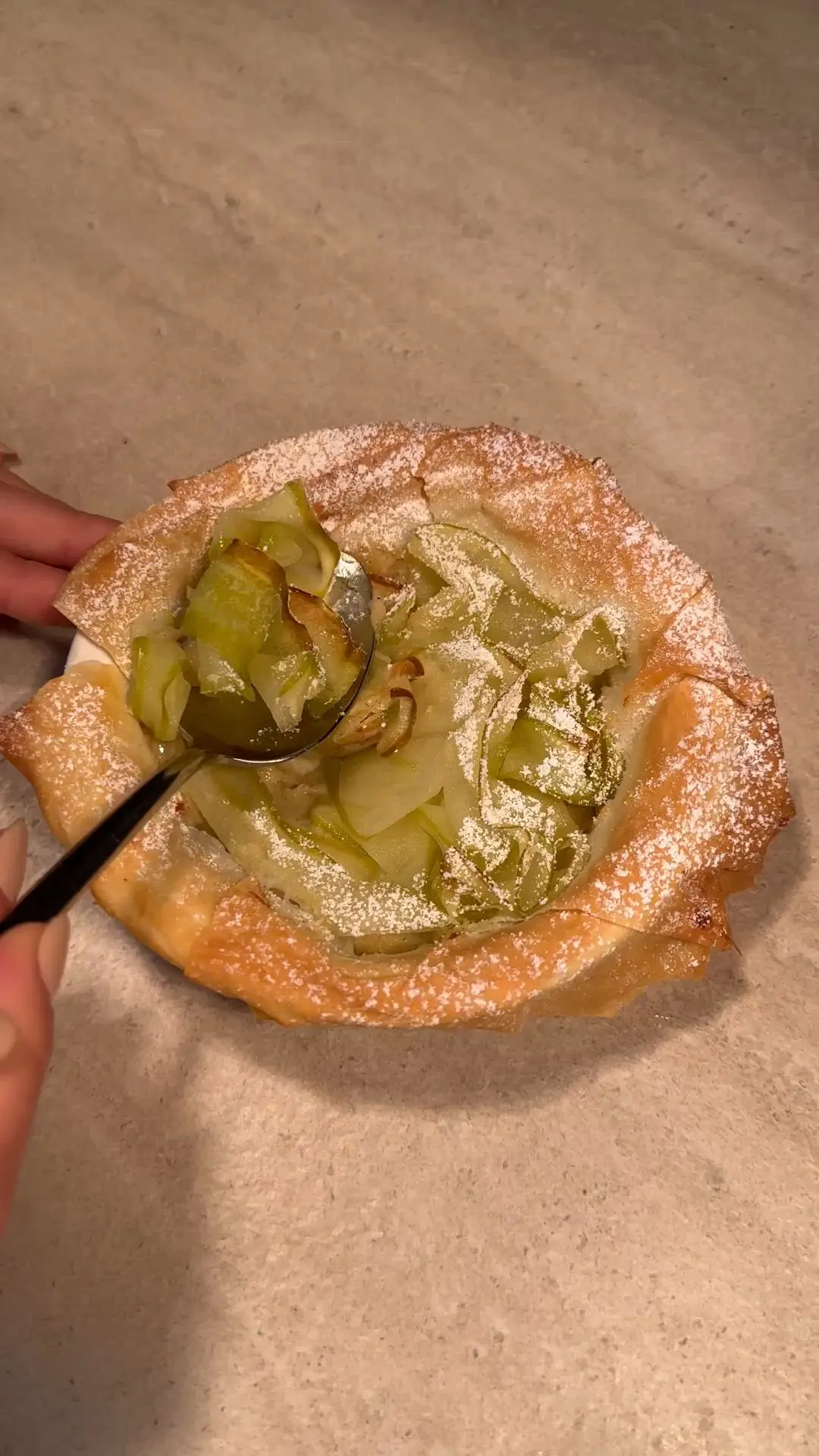 creation thumb for Tarta De Manzana Asada