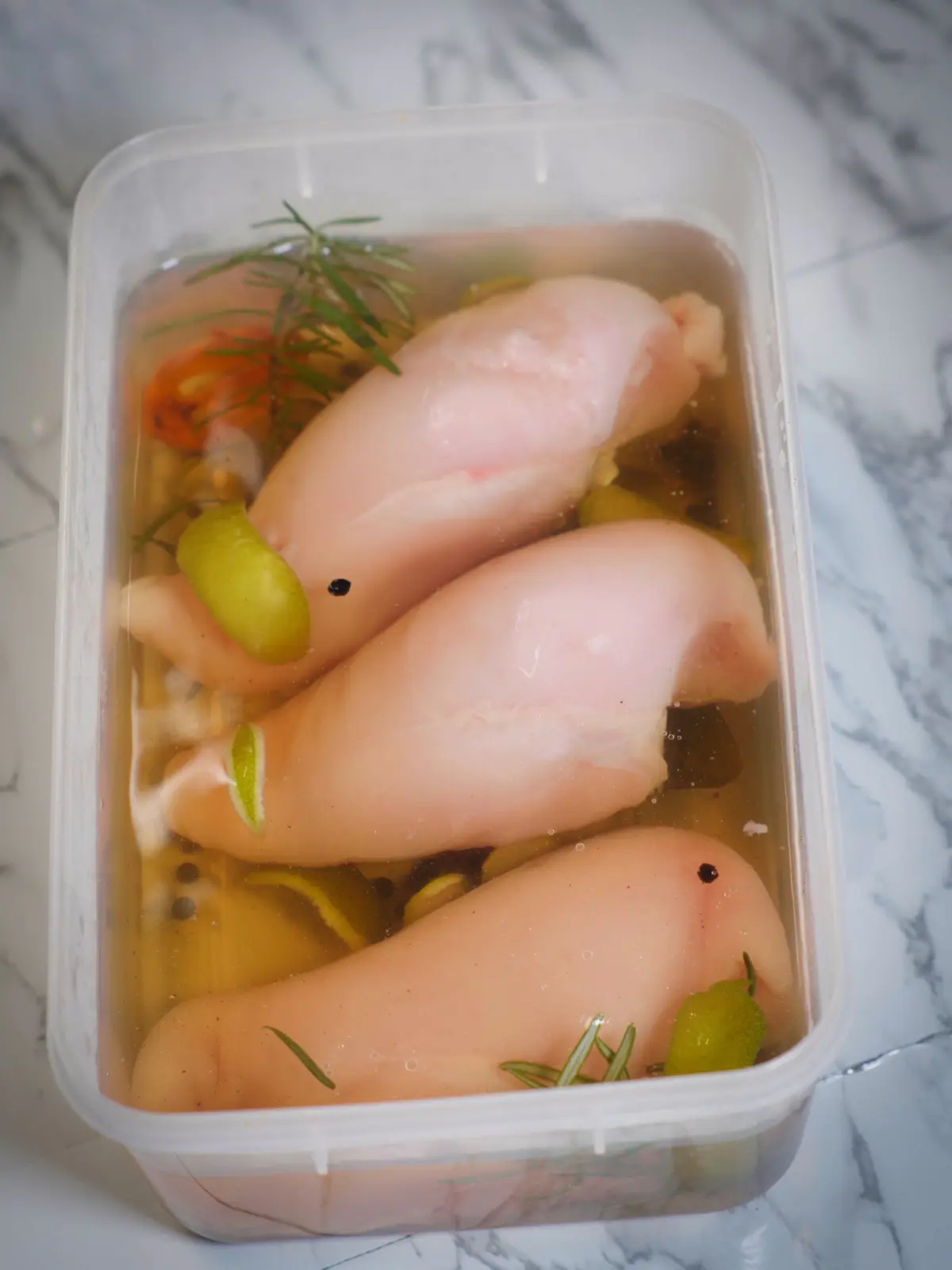 creation thumb for Citrus & Rosemary Chicken Brine (With Mace & Spices)
