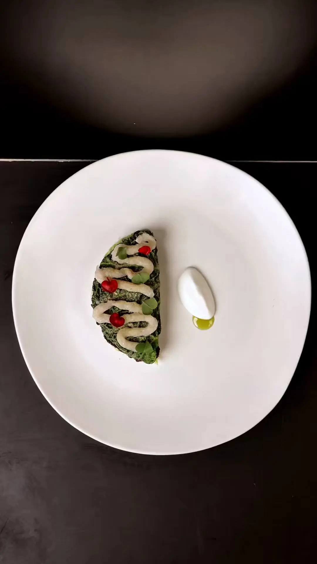 creation thumb for Cabbage Taco, Blood Sausage, Scampi and  Myrtle