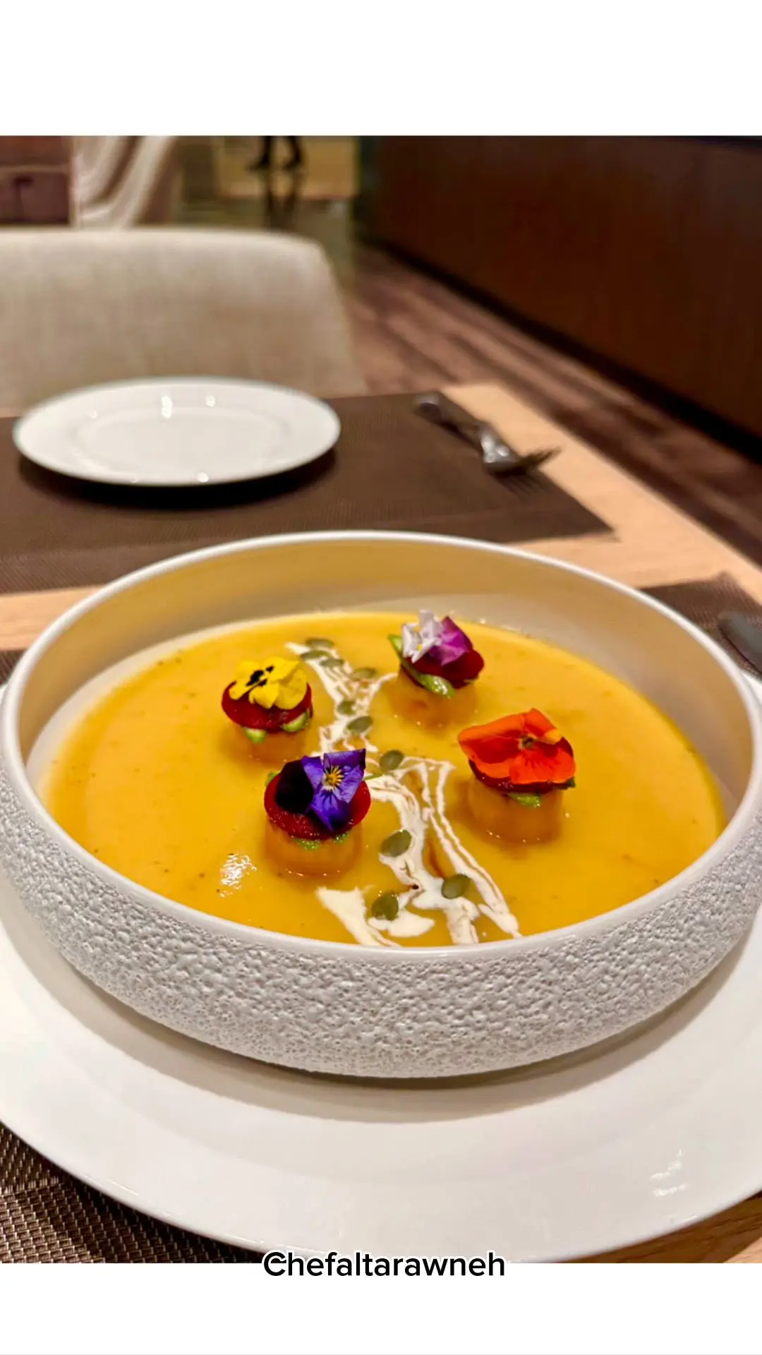creation thumb for Roasted pumpkin soup the michelin star way