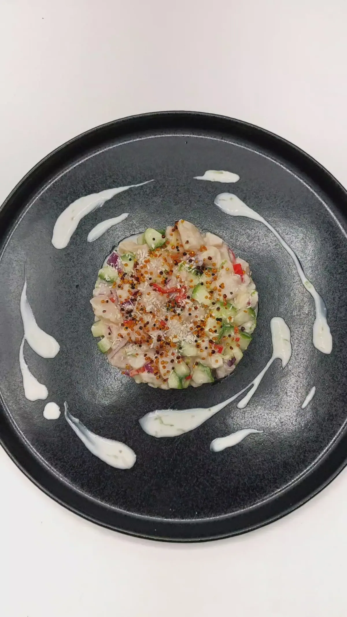 creation thumb for Ceviche de Mahi Mahi con Aderezo de Coco y Yuzu