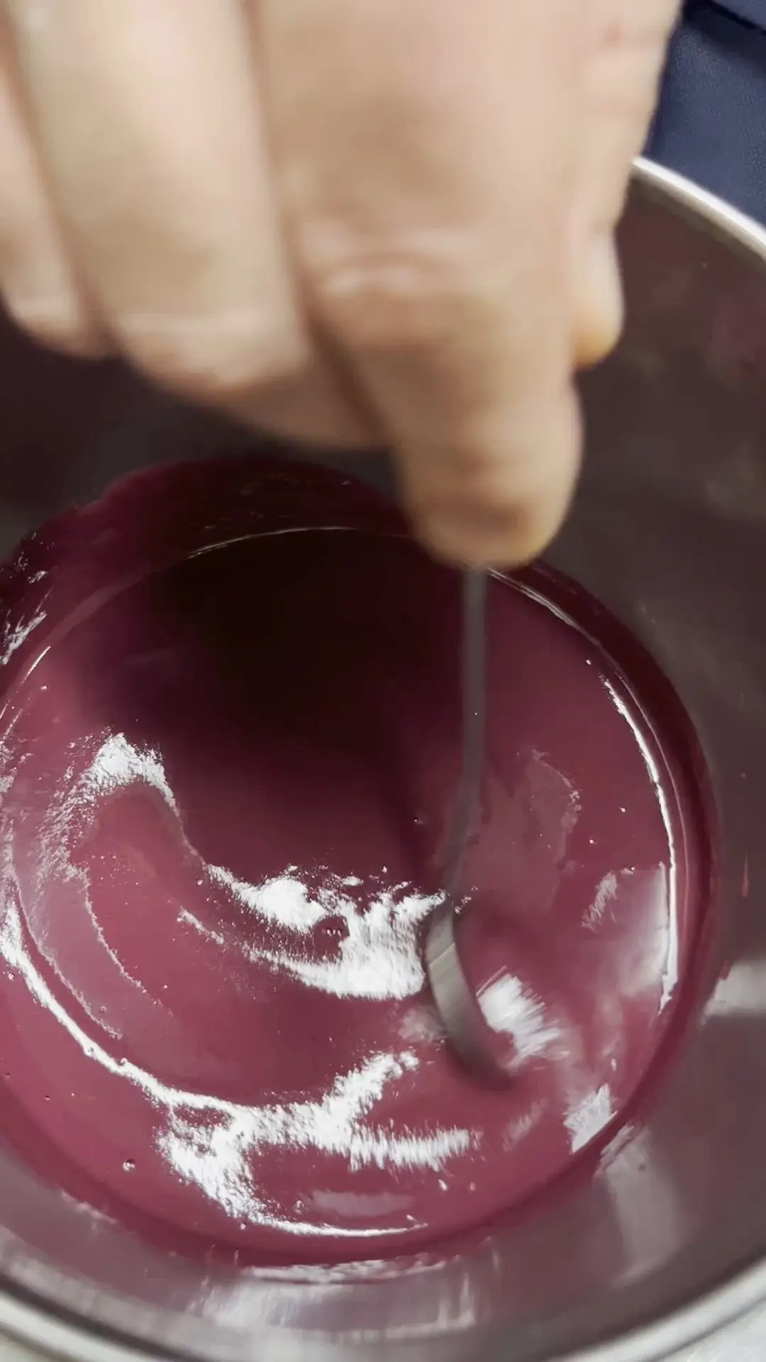 creation thumb for Fermented Sloe Coulis with Fig Leaf