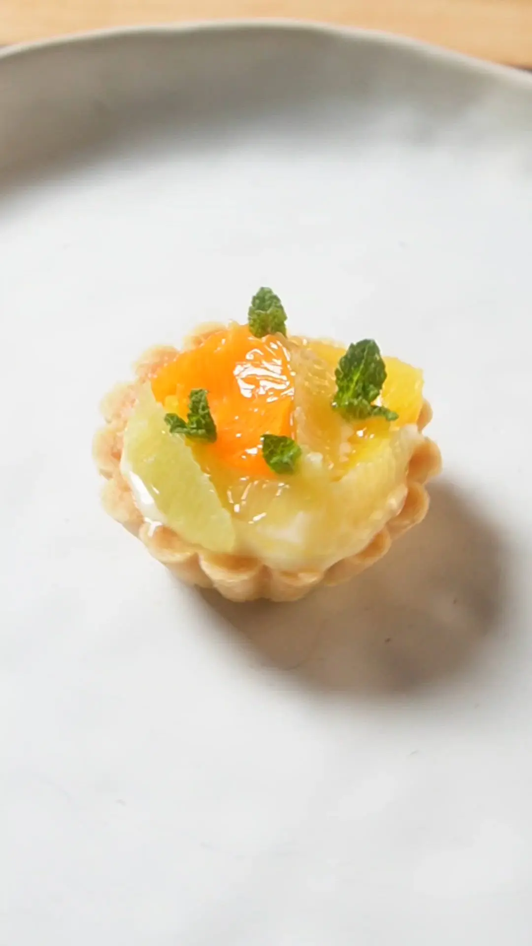 creation thumb for Black Cardamom & Citrus Tartlet
