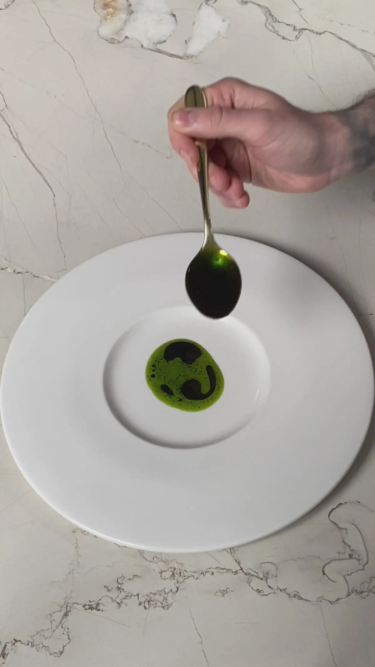 creation thumb for Squid ink split vinaigrette