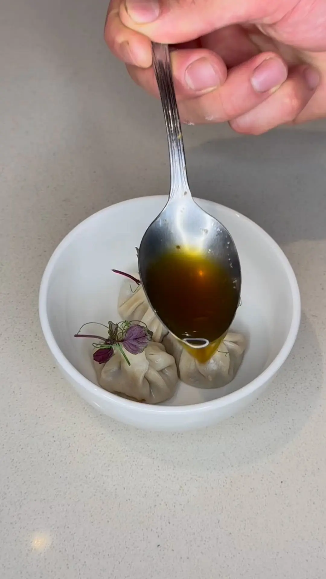 creation thumb for Dim sum with langoustine broth