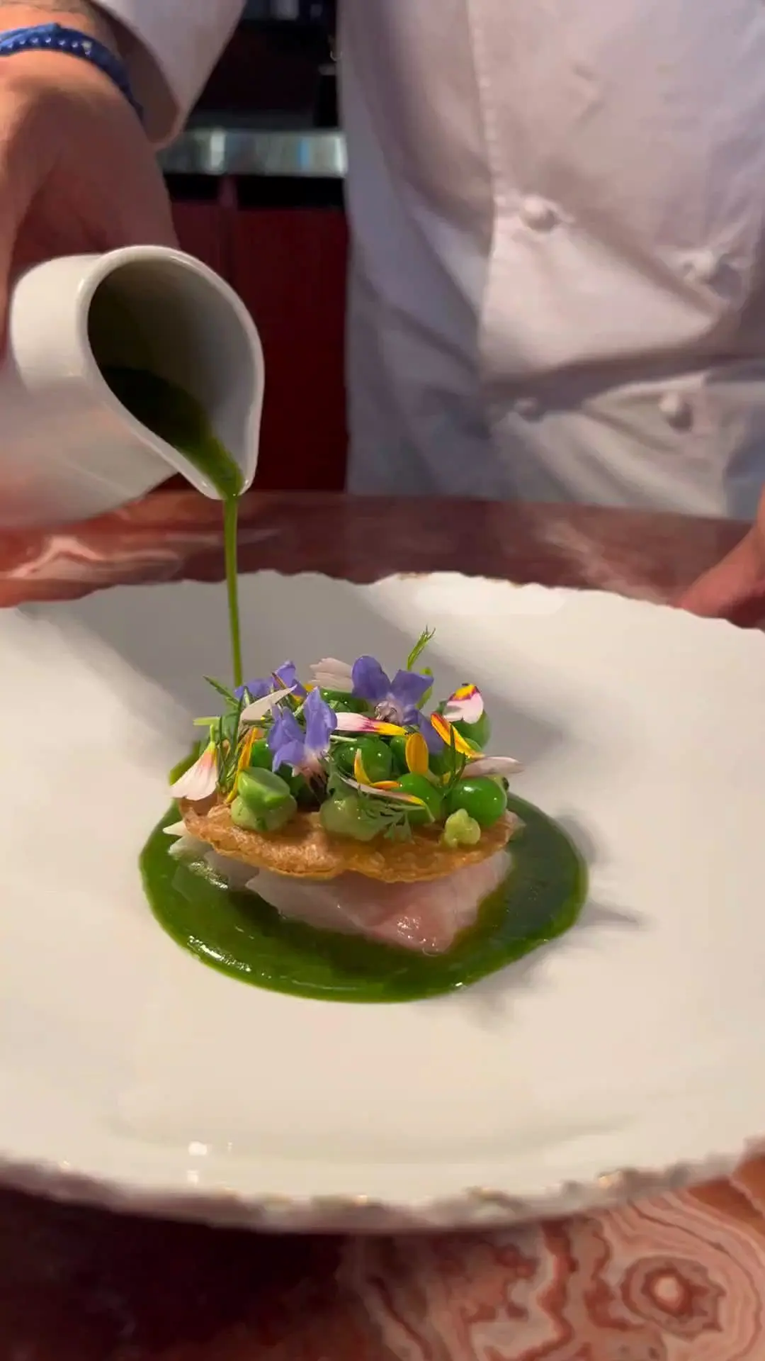 creation thumb for Ceviche di Dorade con Aguachile e Piselli