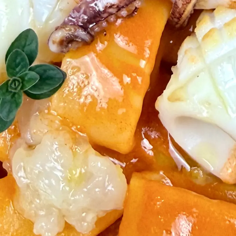 creation thumb for Pasta with Squid and Norway Lobster