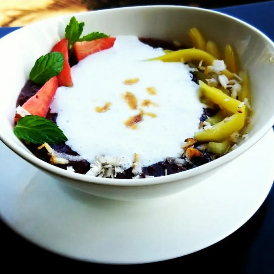 creation thumb for Black rice puding @teras ubud