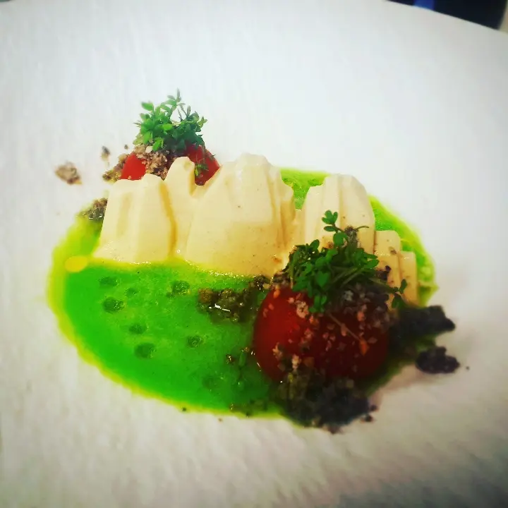 creation thumb for Smoked Tofu Pana Cotta