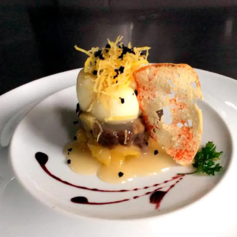 creation thumb for Parmentier with Poached Egg, Mushroom Ragu, and Truffle