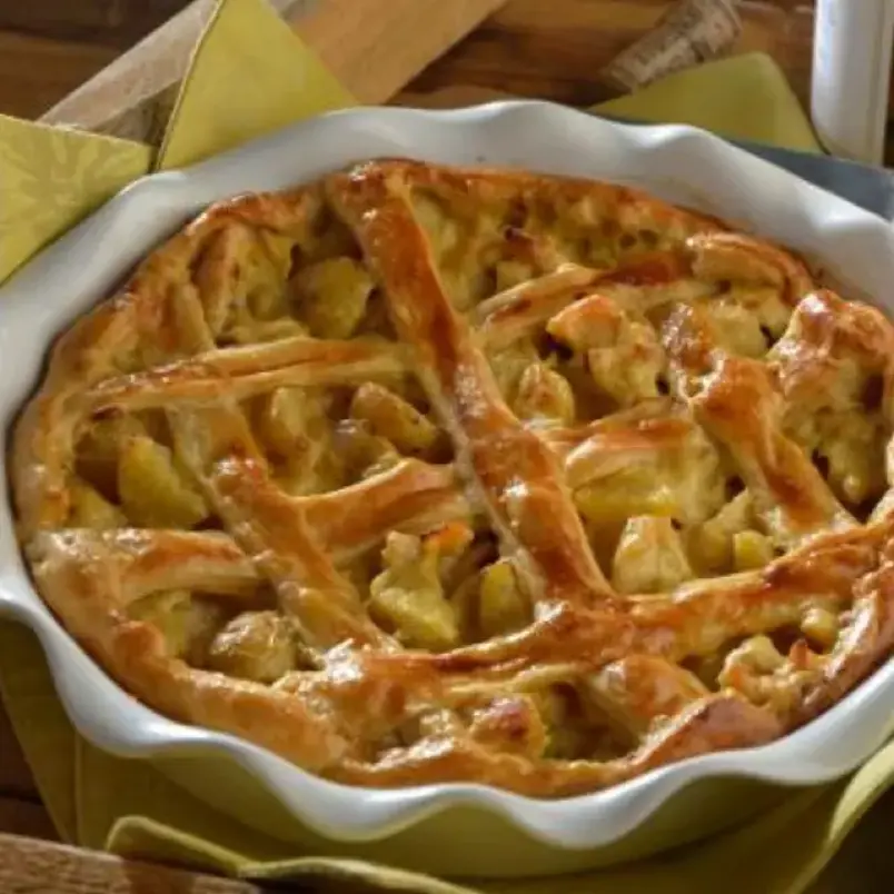 creation thumb for Tarta de hojaldre con Pechuga de pavo