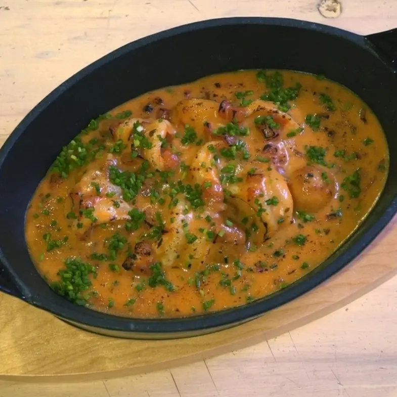 creation thumb for Peach and Shrimp Soup