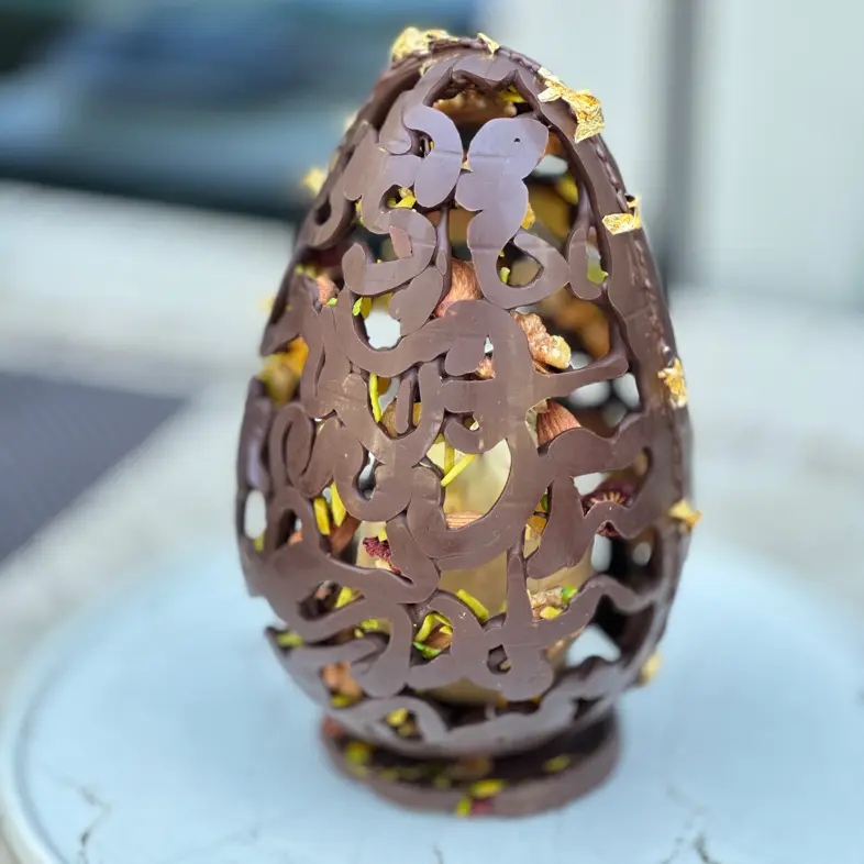 creation thumb for Easter chocolate mendiant