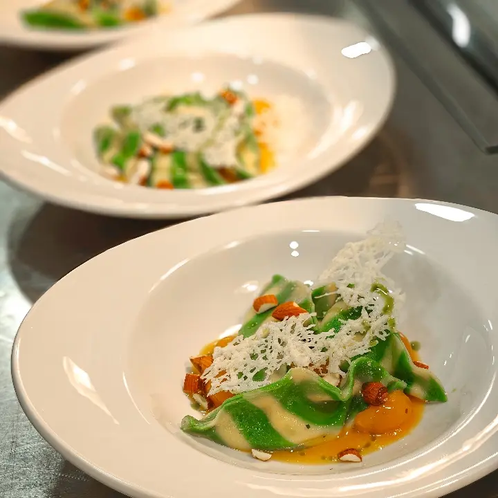 creation thumb for Local goat cheese ravioli
