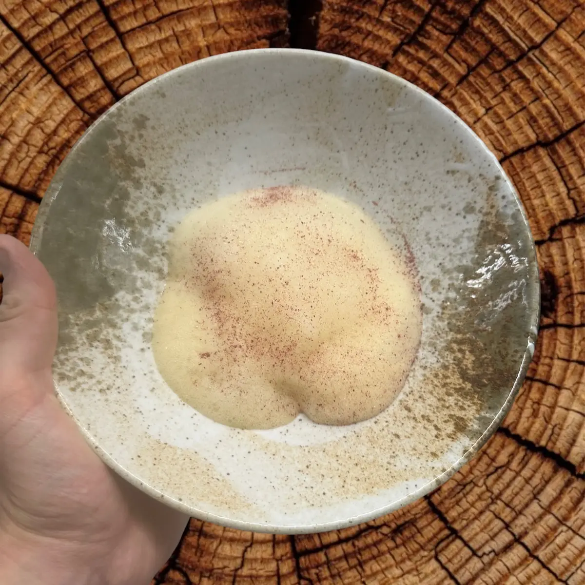 creation thumb for Yellowtail Kingfish Tiradito / Smoked Aubergine / Yuzu Foam