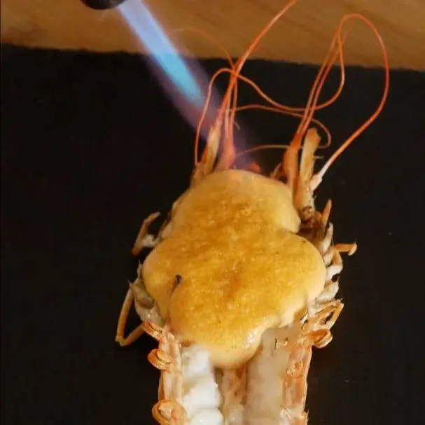 creation thumb for Gratin foam of dried tomato and sriracha 🍅🌶️