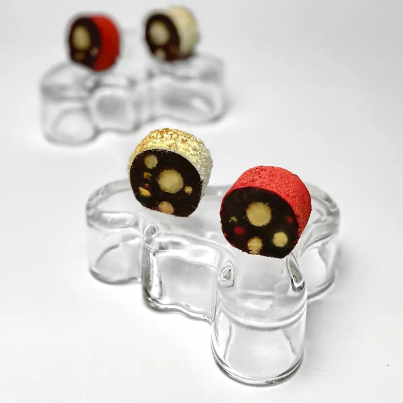 creation thumb for Gourmet Chocolate Salami Petit Four