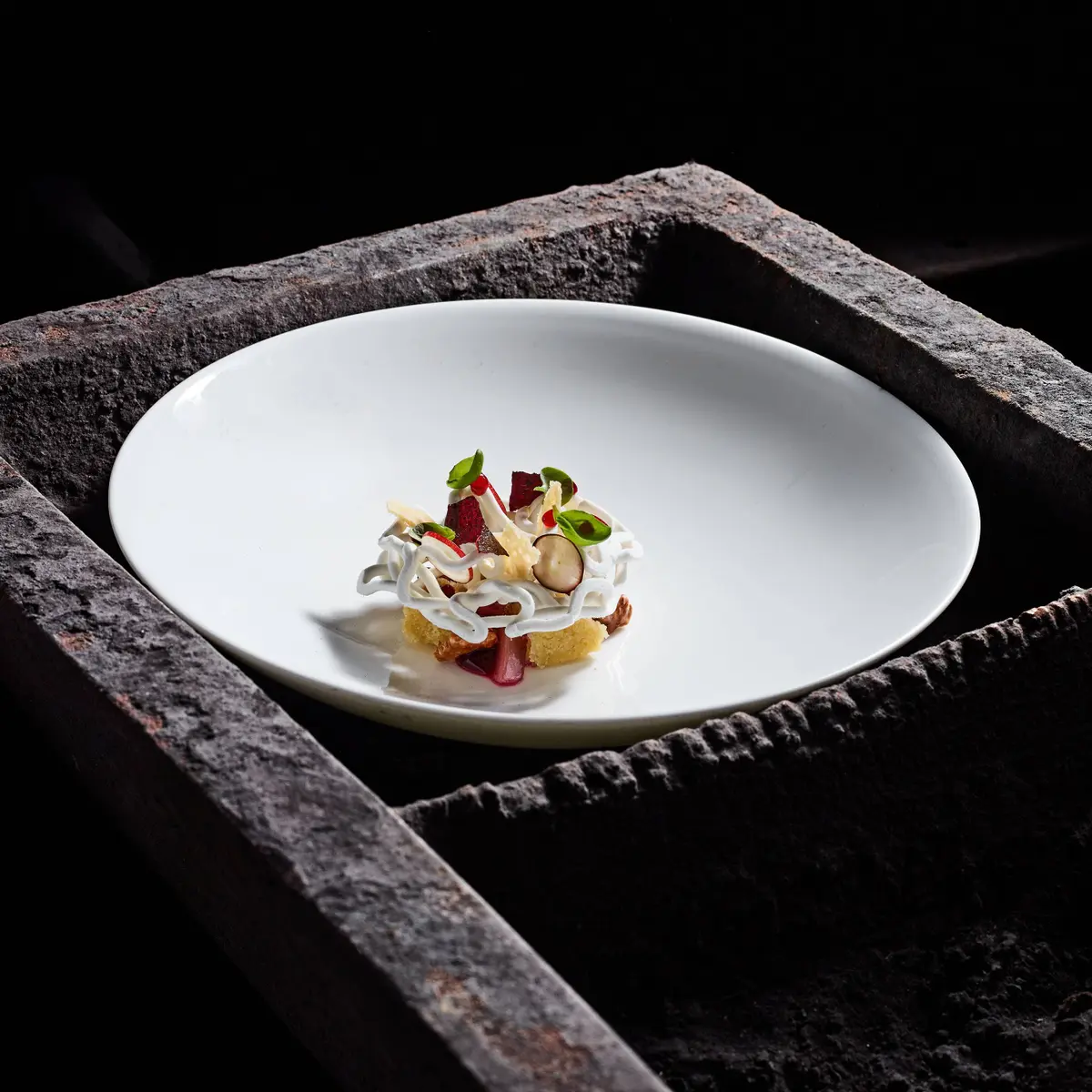 creation thumb for Mascarpone - Grapes - Basil - White Chocolate