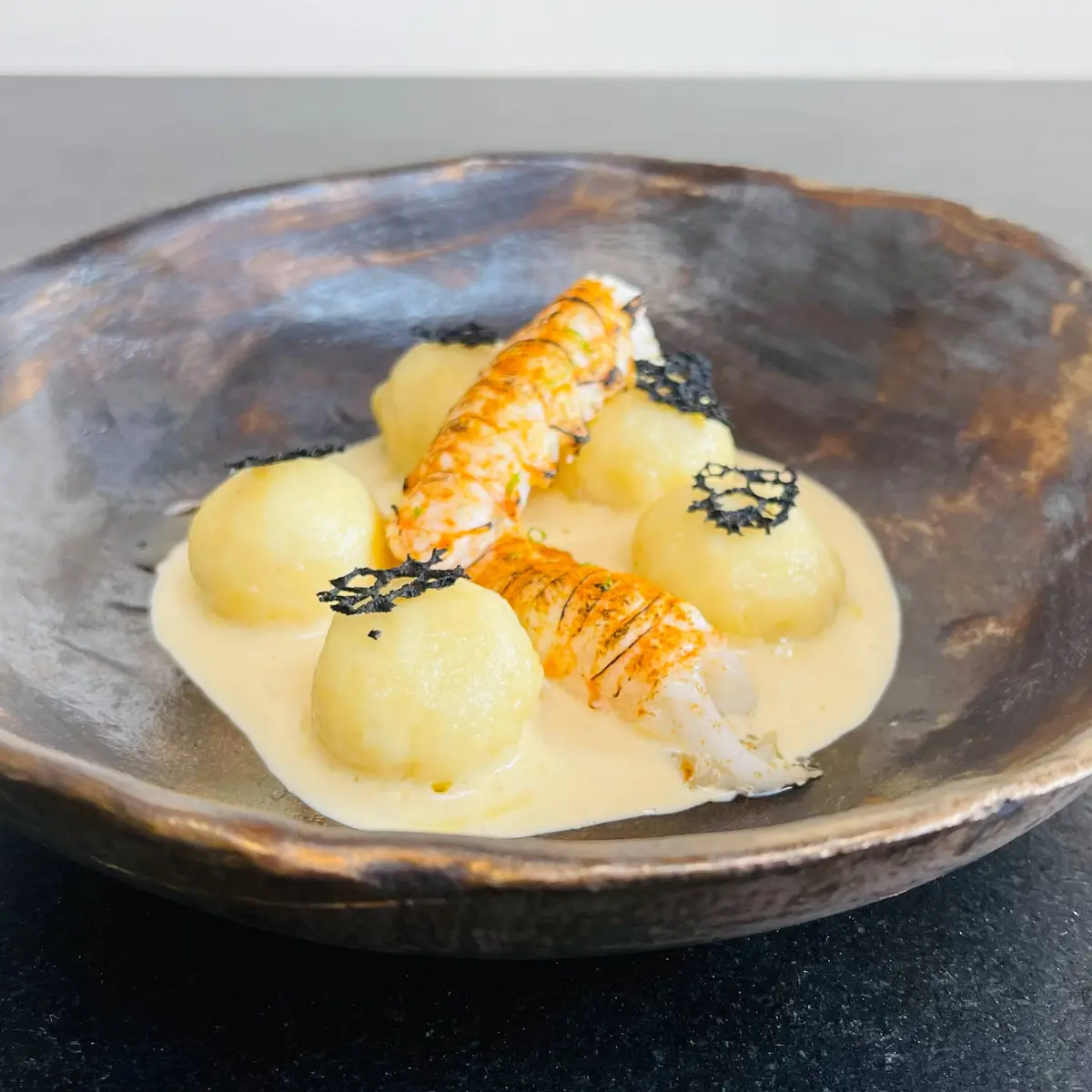 creation thumb for Gnocchi mit Marsala-Espuma
