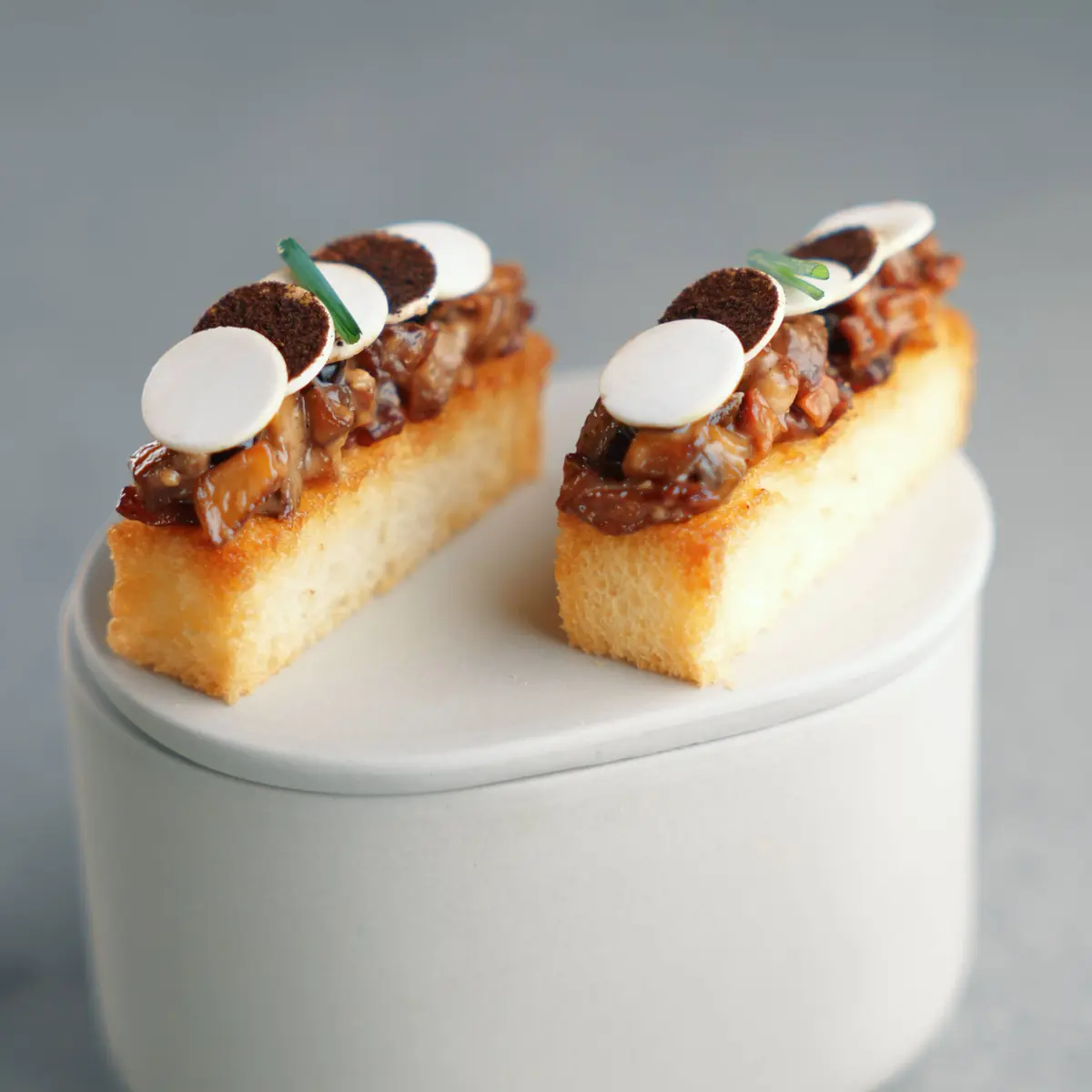 creation thumb for Brioche and mushroom amuse