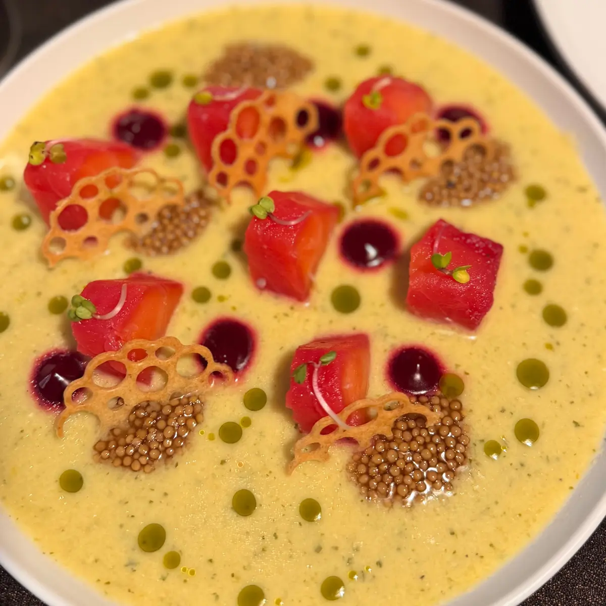 creation thumb for SALMÓN GRAVLAX    con emulsion acevichada