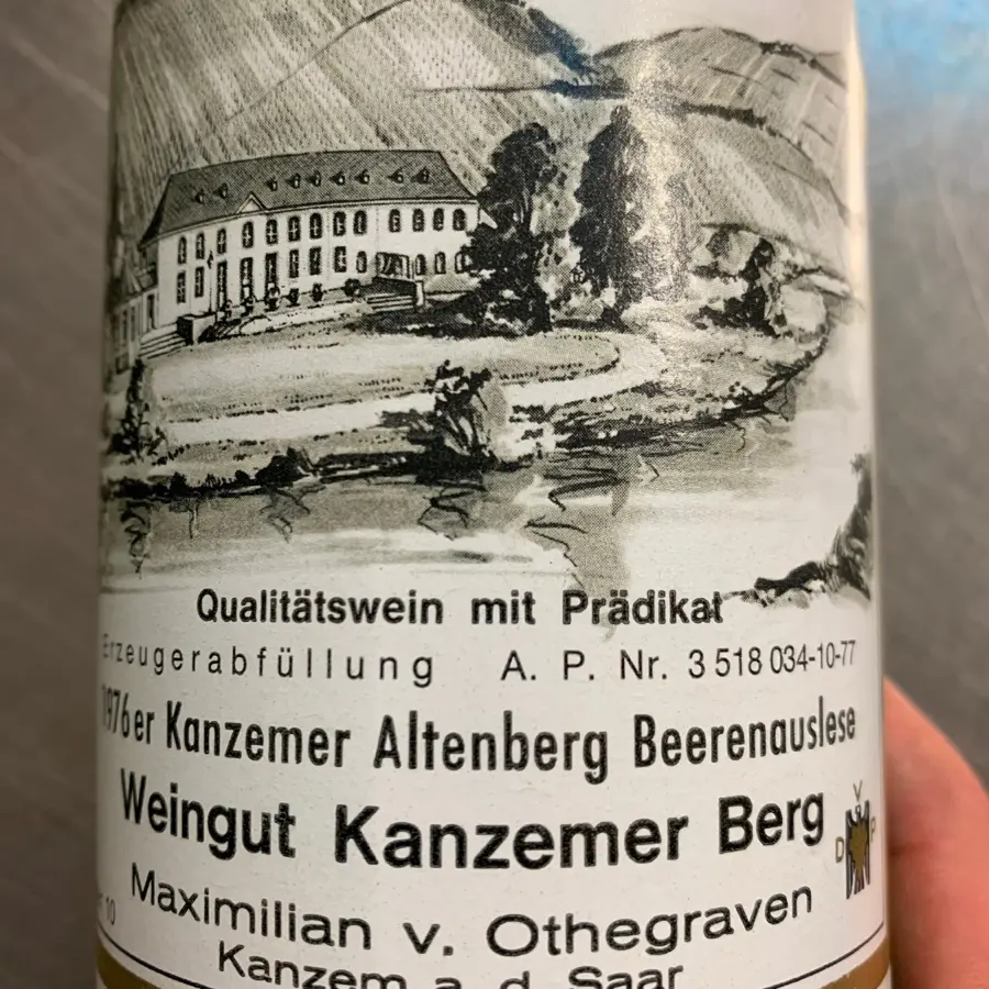 creation thumb for 1976er Riesling Spätlese