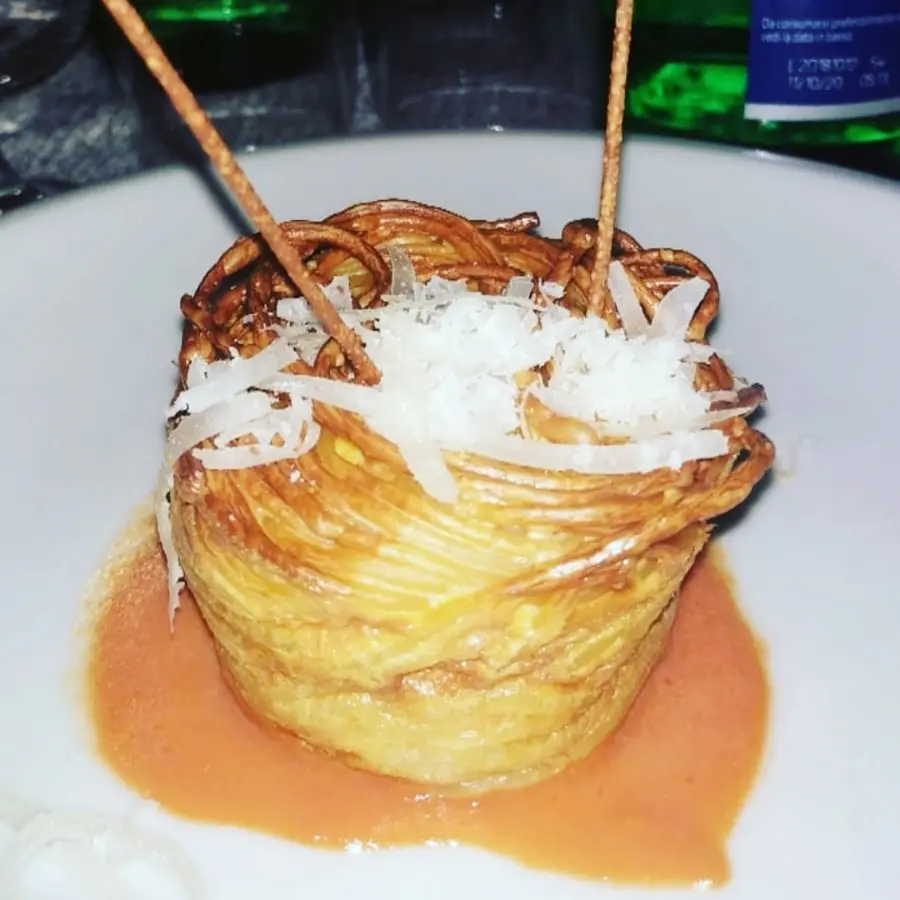 creation thumb for Frittatina di spaghetti alla carbonara