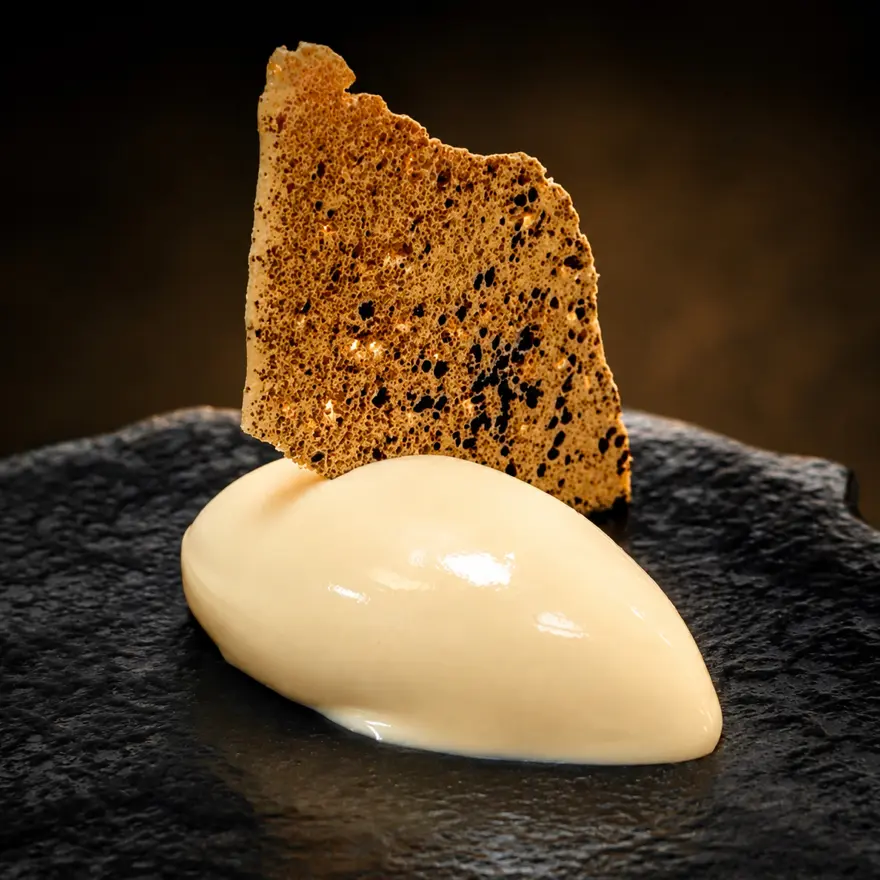 creation thumb for Coffee Pecan Whipped Ganache (Egg Free) 