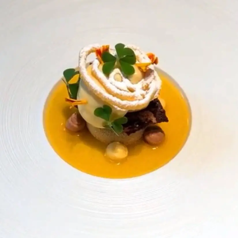 creation thumb for Chocolate Mousse & Banana Crisp Spiral