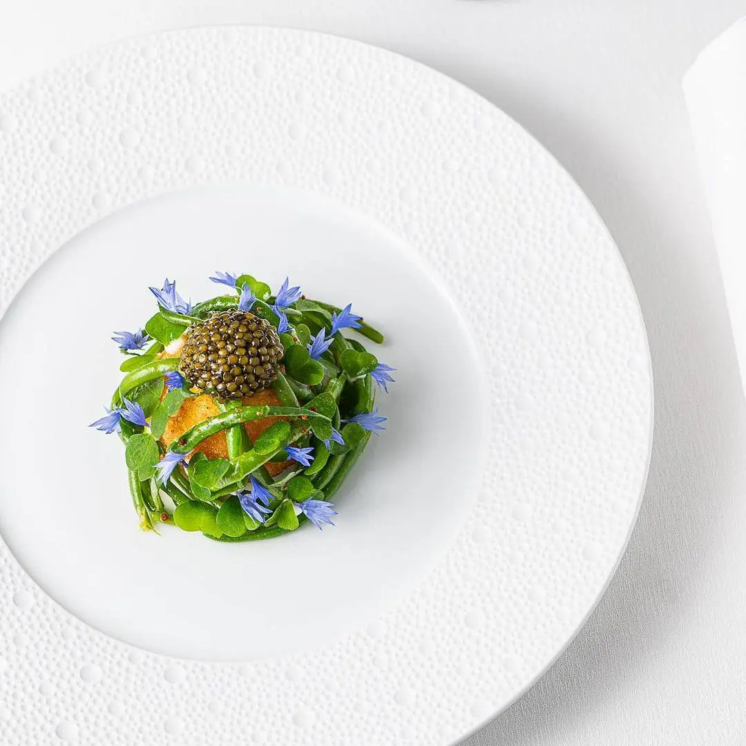 creation thumb for Green Beans | Elderflower | Caviar