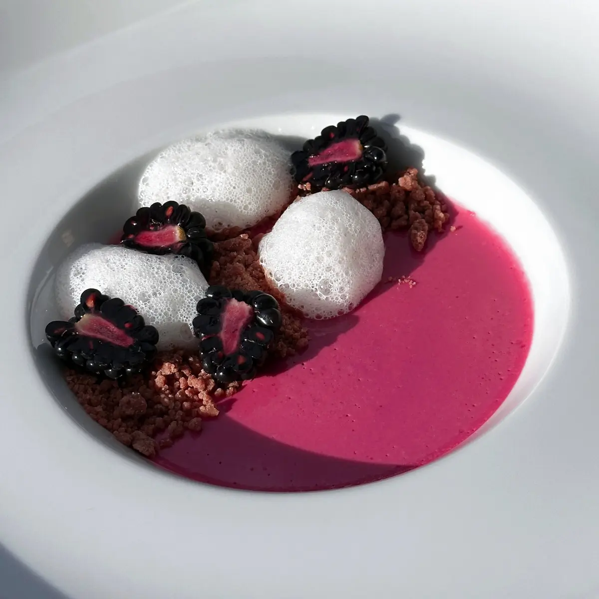 creation thumb for Blackberry panna cotta💜