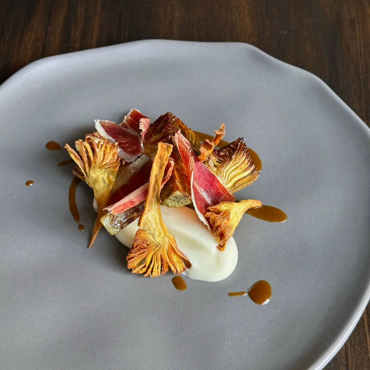 creation thumb for Alcachofas, Coliflor y Jamón Ibérico